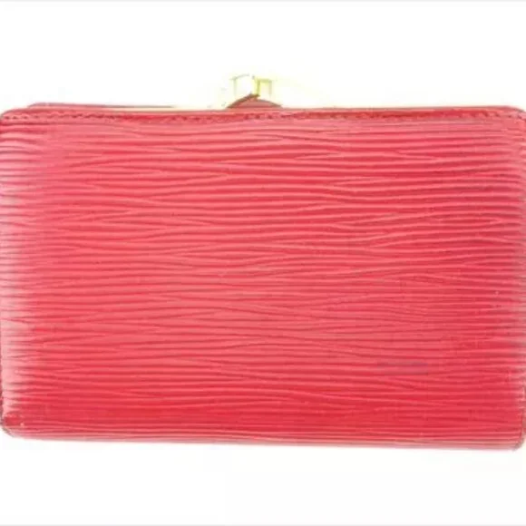 Louis Vuitton Wallet Purse Coin purse Epi Red Epirexa Woman Authentic Used